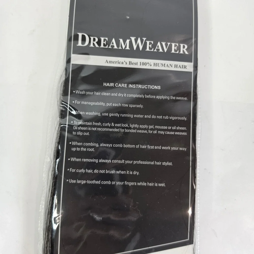 Model Model Dreamweaver Remy Yaky 100 Percent Human Hair Weave 12in 1B Off Black